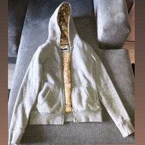 TNA Sweater with Faux Fur inside!